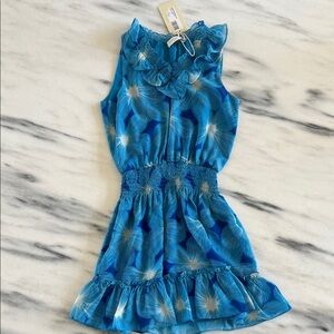 Ramy Brook Vibrant Blue Danica Kids Dress NWT girls 8